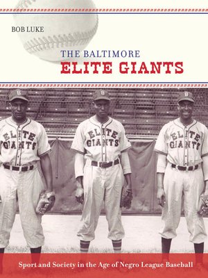 cover image of The Baltimore Elite Giants